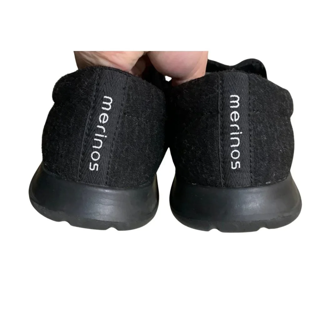 Merinos Men's Slip Ons Size 11 Carbon Grey Breathable Merino Wool Lightweight